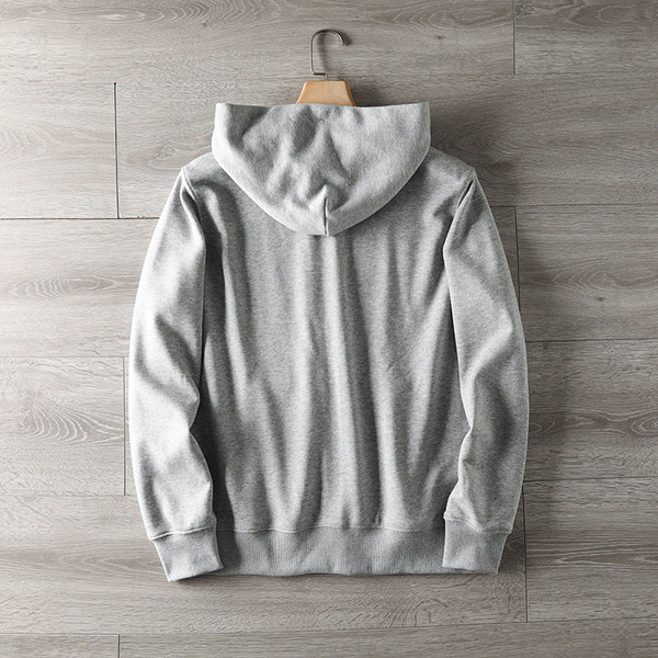 Hanorac casual barbatesc cu gluga si fermoar