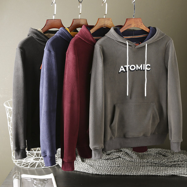 Hanorac pentru bărbați cu cravate și glugă - trei culori