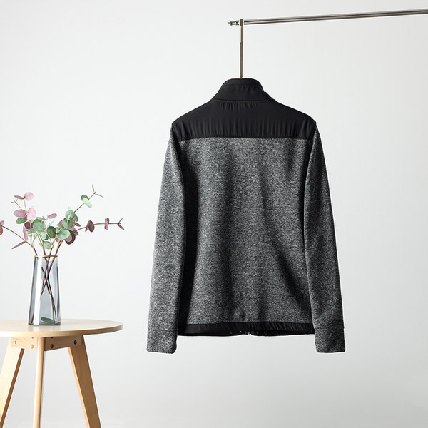 Alkalmi férfi meleg pulóver cipzárral