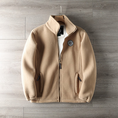 Hanorac pentru barbati model nou cu guler inalt si fermoar