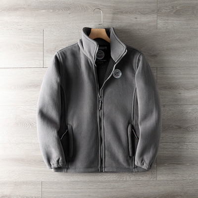 Hanorac pentru barbati model nou cu guler inalt si fermoar