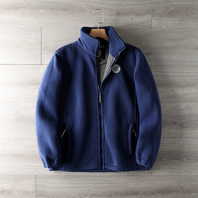 Hanorac pentru barbati model nou cu guler inalt si fermoar