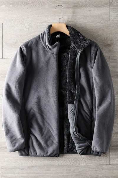 Ανδρικό φούτερ σε τρία χρώματα με φερμουάρ