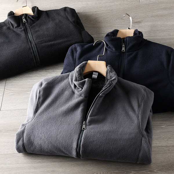 Ανδρικό φούτερ σε τρία χρώματα με φερμουάρ