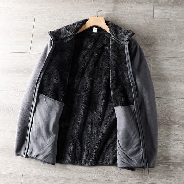 Ανδρικό φούτερ σε τρία χρώματα με φερμουάρ