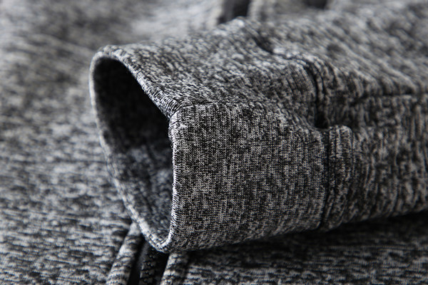 Καθημερινό ανδρικό φούτερ με κουκούλα και φερμουάρ