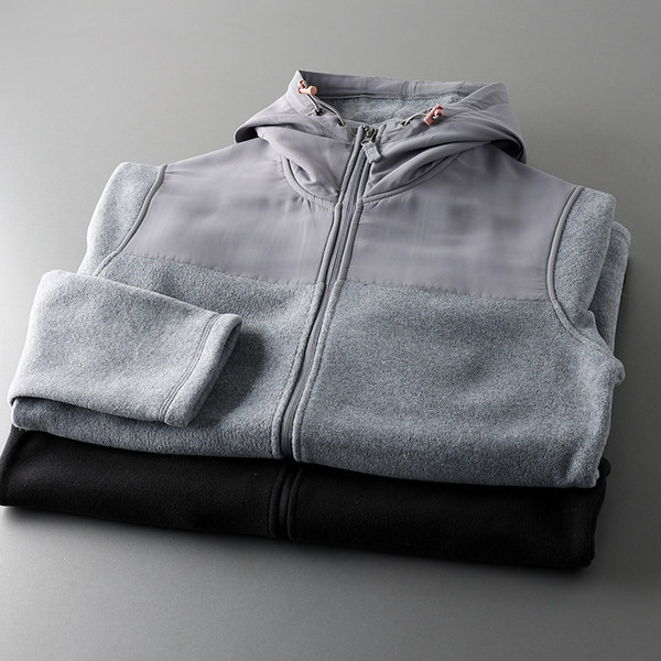 Τρέχουσα ανδρική φούτερ με δέσιμο και  κορδόνια