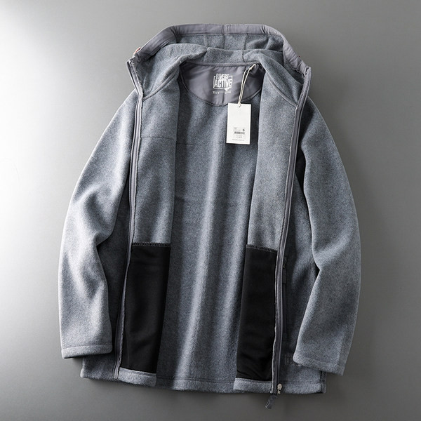 Τρέχουσα ανδρική φούτερ με δέσιμο και  κορδόνια