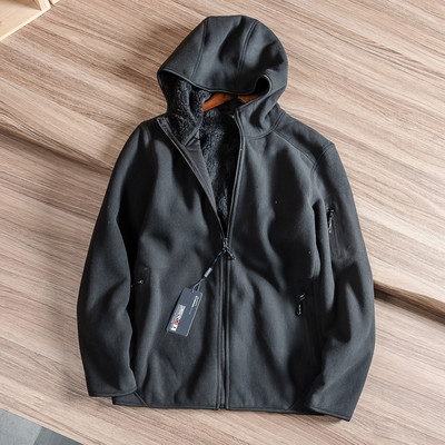 Hanorac pentru bărbați pentru sport de zi cu zi cu fermoar