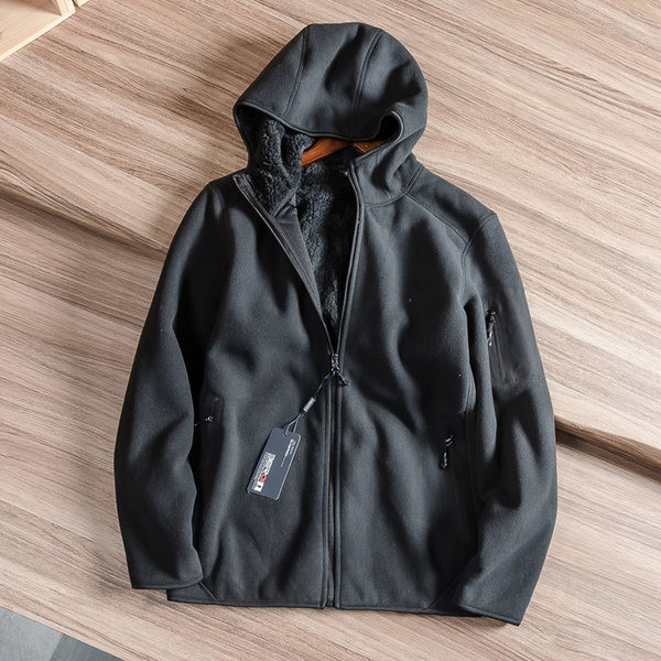 Hanorac pentru bărbați pentru sport de zi cu zi cu fermoar