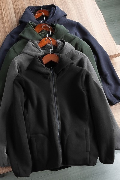 Hanorac pentru bărbați față-verso cu glugă în mai multe culori