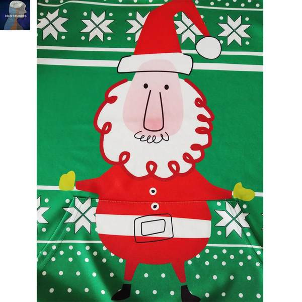 Hanorac de Craciun pentru barbati cu gluga si cravate