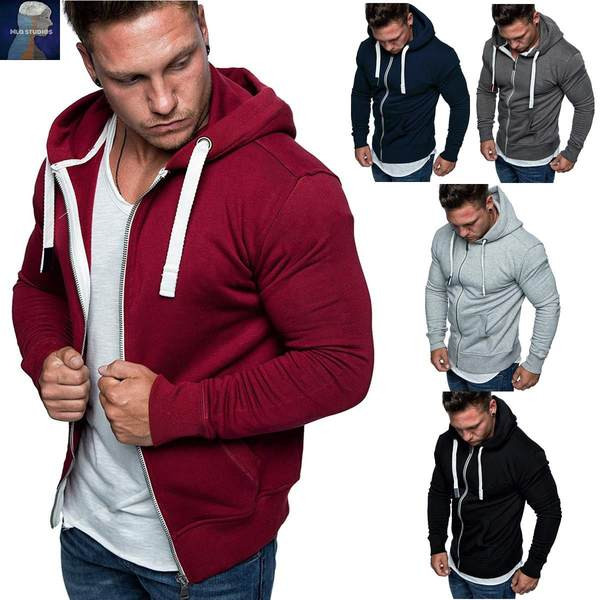 Hanorac modern pentru bărbați cu cravată și glugă