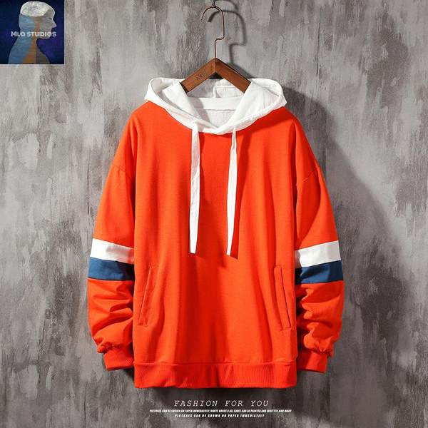 Új modell férfi pulóver kapucnival és hosszú ujjú - három színben