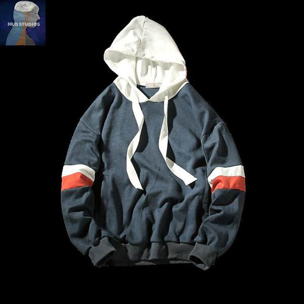 Új modell férfi pulóver kapucnival és hosszú ujjú - három színben