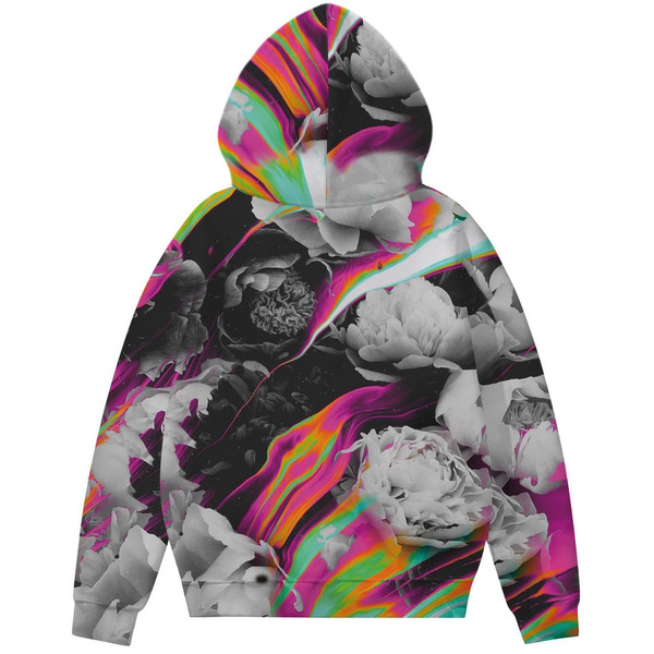 Κομψό φούτερ για άνδρες και γυναίκες με στάμπα και κορδόνια