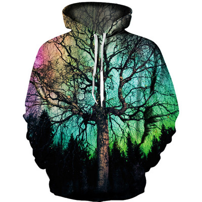 Hanorac modern pentru bărbați cu imprimeuri diferite