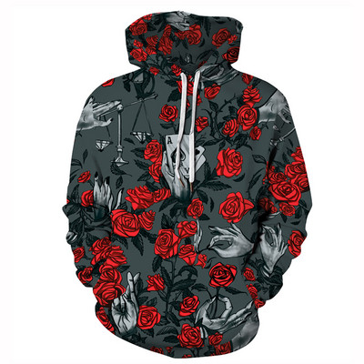 Hanorac modern pentru bărbați cu imprimeuri diferite