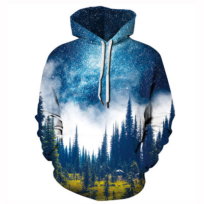 Hanorac modern pentru bărbați cu imprimeuri diferite