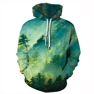 Hanorac modern pentru bărbați cu imprimeuri diferite