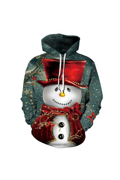 Férfi karácsonyi pulóver színes rátéttel