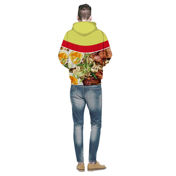 Ανδρικό φούτερ χρώματος με κορδόνια - τετράχρωμο