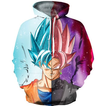 Spring and Autumn Dragon Ball Sweatshirt Male Wukong Turtle Xianer Korean Trend 3D Printing Hoodie Fashion Casual Jacket