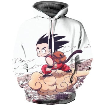 Spring and Autumn Dragon Ball Sweatshirt Male Wukong Turtle Xianer Korean Trend 3D Printing Hoodie Fashion Casual Jacket