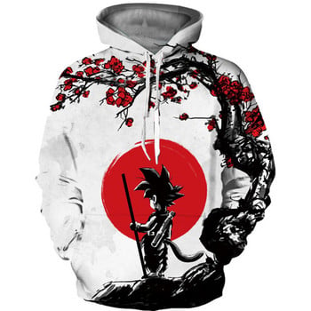 Spring and Autumn Dragon Ball Sweatshirt Male Wukong Turtle Xianer Korean Trend 3D Printing Hoodie Fashion Casual Jacket