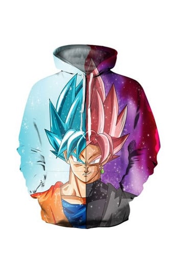 Spring and Autumn Dragon Ball Sweatshirt Male Wukong Turtle Xianer Korean Trend 3D Printing Hoodie Fashion Casual Jacket