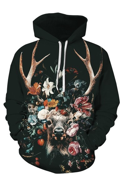 Ανδρικό φούτερ με εφαρμογή χρώματος - μαύρο χρώμα