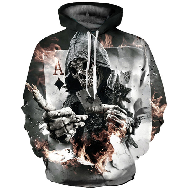 Férfi pulóver rátéttel és kapucnival - többféle színben