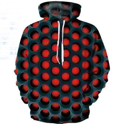 Τρέχουσα φούτερ με τρισδιάστατη εκτύπωση για άνδρες και γυναίκες