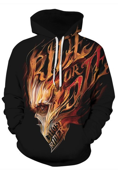 Hanorac pentru bărbați cu cravate și aplicație - patru culori