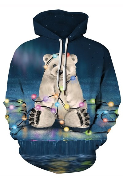 Férfi pulóver karácsonyi motívummal