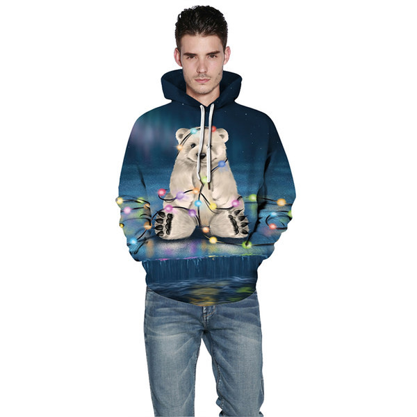 Férfi pulóver karácsonyi motívummal