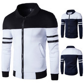 Hanorac barbatesc cu fermoar in doua culori