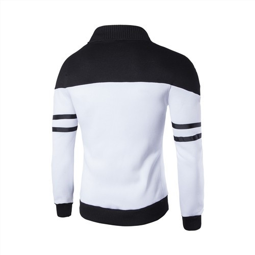 Hanorac barbatesc cu fermoar in doua culori