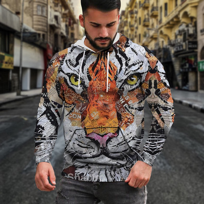 Hanorac colorat pentru bărbați cu glugă - mai multe culori