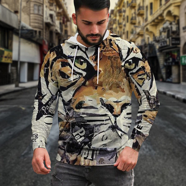 Hanorac colorat pentru bărbați cu glugă - mai multe culori