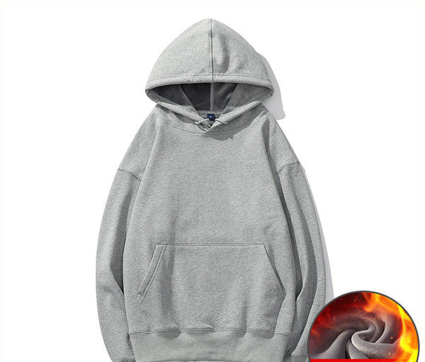 Hanorac de culoare uni cu gluga si cravate