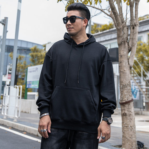 Hanorac de culoare uni cu gluga si cravate