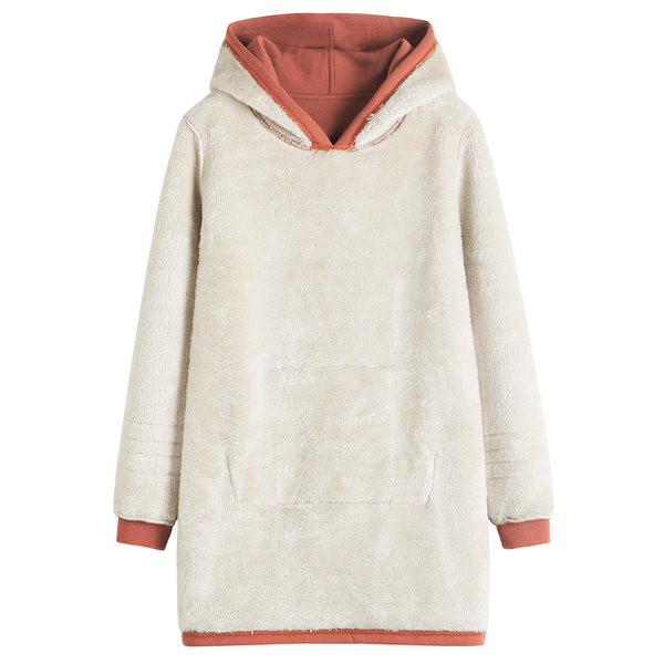 Γυναικείο μακρύ φούτερ με ζεστή φόδρα - διάφορες εφαρμογές