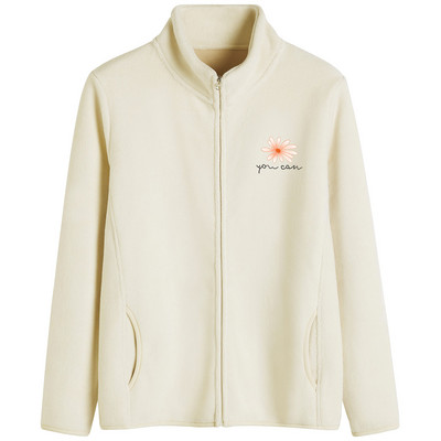 Γυναικείο φούτερ με κέντημα και τσέπες