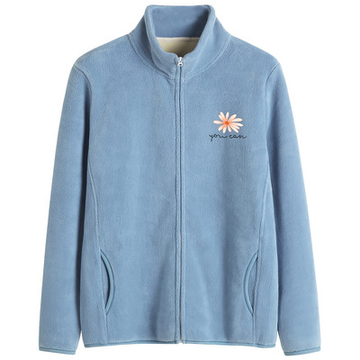 Γυναικείο φούτερ με κέντημα και τσέπες