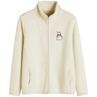 Γυναικείο φούτερ με κέντημα και τσέπες