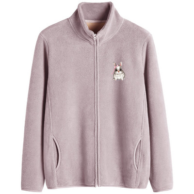 Γυναικείο φούτερ με κέντημα και τσέπες