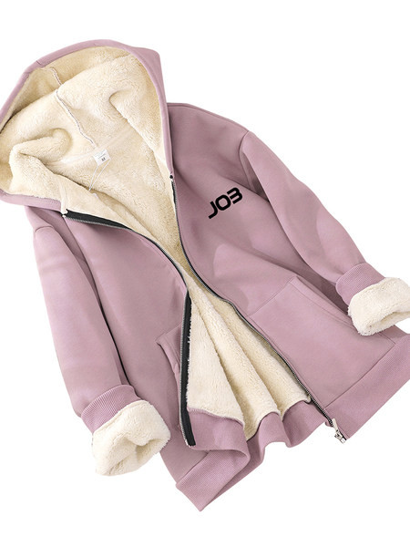 Hanorac de dama cu captuseala polara in mai multe culori