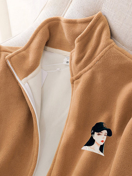 Női pehely pulóver cipzárral - két modell