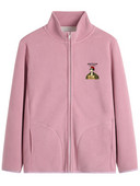 Hanorac zilnic cu imprimeu și guler scăzut